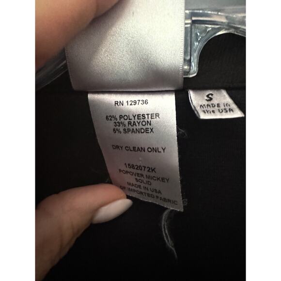 Finley Black VNeck Tunic Size Small - Picture 3 of 7